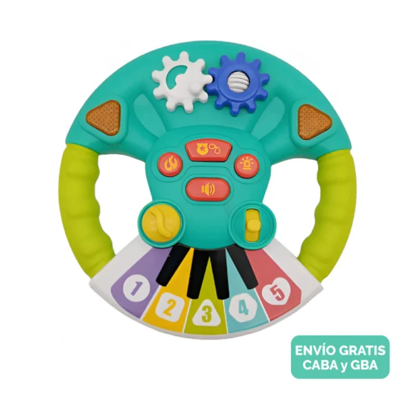 Volante Musical Didáctico para Bebes con Luz y Sonido Volante Musical Didáctico para Bebes con Luz y Sonido