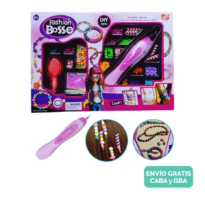 Set de Bijouterie Infantil con Aplicador Eléctrico para pulseras, collares y accesorios Set de Bijouterie Infantil con Aplicador Eléctrico para pulseras, collares y accesorios