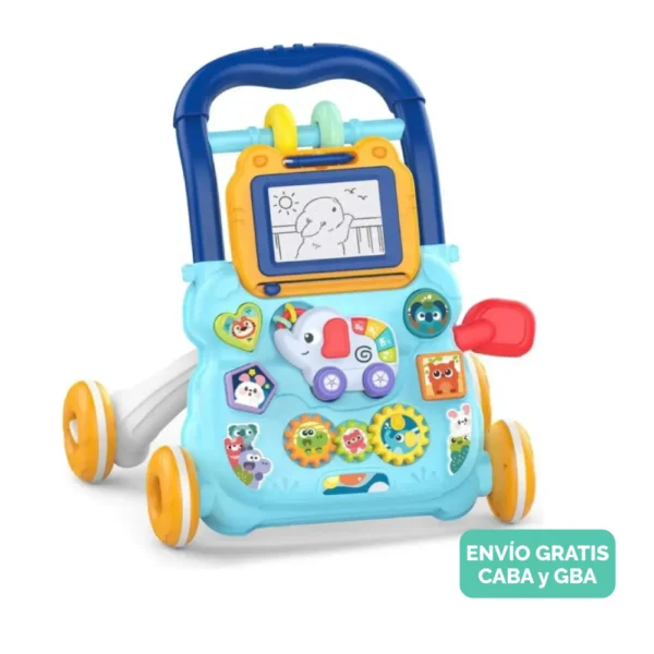 Andador Caminador Didáctico Musical con Actividades + Pizarra