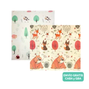Alfombra Antigolpes Bebe Reversible BOSQUE -ANIMALES 150x180 cm y 0,8 cm Grosor Alfombra Antigolpes Bebe Reversible BOSQUE -ANIMALES 150x180 cm y 0,8 cm Grosor