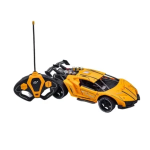 Off Road Verde 2 Auto Deportivo Control Remoto Con Humo Luces, Sonido y Turbo Amarillo
