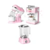 Set de electrodomesticos rosa Set Electrodomésticos de Juguete x3 Rosa claro con Luz y Sonidos