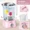 Set Electrodomésticos de Juguete x3 Rosa claro con Luz y Sonidos