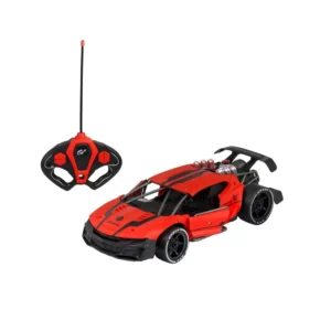 lanza humo rojo 1 Auto Deportivo Control Remoto Con Humo Luces, Sonido y Turbo Rojo
