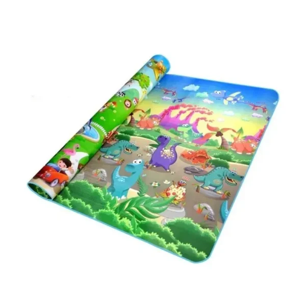 ALEATORI2 Alfombra Antigolpes Bebe 200x180cm Diseños Varios Reversible y Lavable