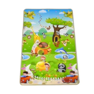 ALEATORIA 1 Alfombra Antigolpes Bebe 200x180cm Diseños Varios Reversible y Lavable