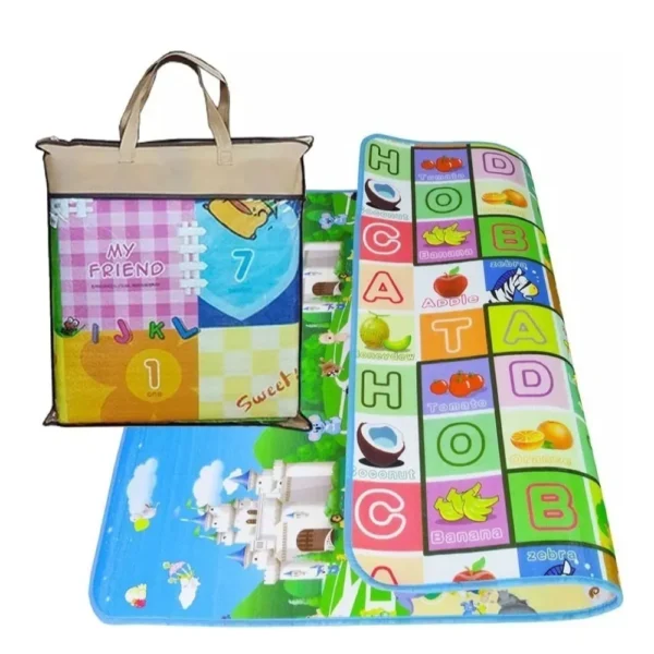 ALEATORIA 4 Alfombra Antigolpes Bebe 200x180cm Diseños Varios Reversible y Lavable