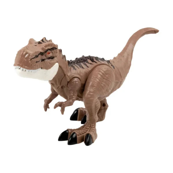 Dino 2 Dinosaurio Velociraptor Articulado con Luz, Sonido y Movimiento Manual