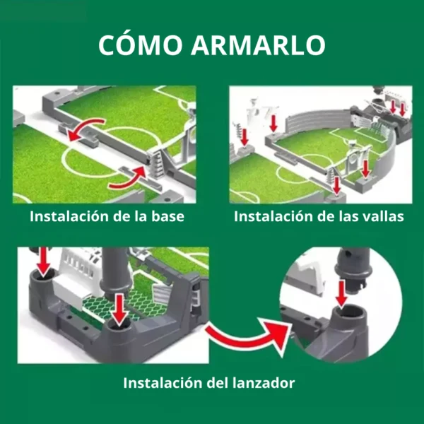 Juego de Futbol 6 Juego de Mesa Flipper Gol
