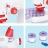 Maquina de coser 6 Máquina de Coser Infantil a Pilas con Luz y Sonido