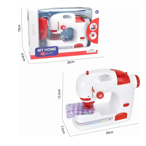 Maquina de coser 8 Máquina de Coser Infantil a Pilas con Luz y Sonido