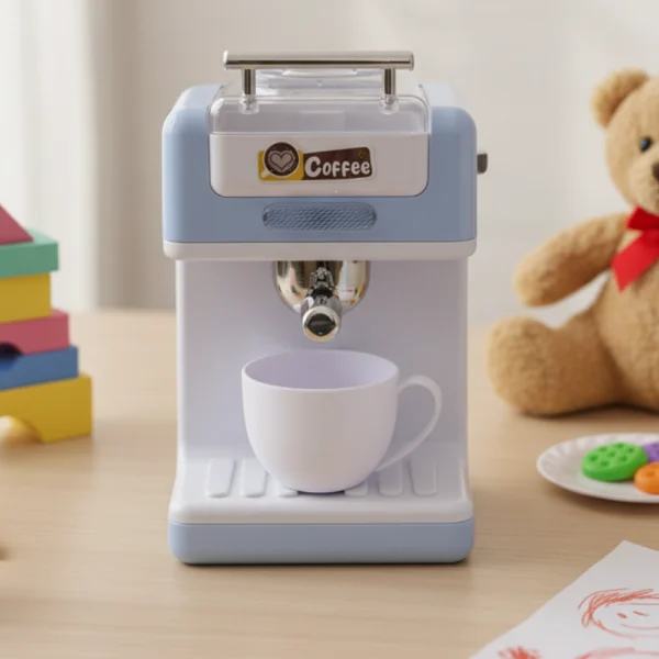 Cafetera Expreso de Juguete Celeste con Luz y Sonido