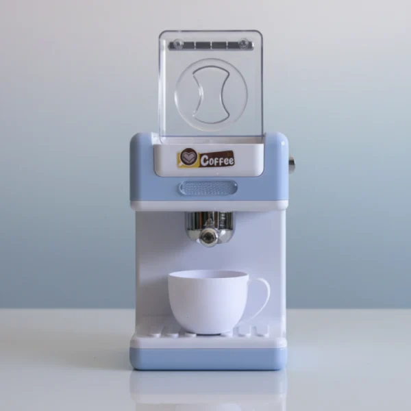 Cafetera Expreso de Juguete Celeste con Luz y Sonido