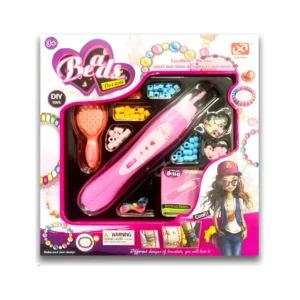 Set de Peluquería Infantil con Mostacillas y Bijouterie