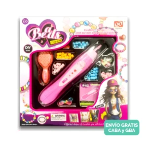 Set de Peluquería Infantil con Mostacillas y Bijouterie Set de Peluquería Infantil con Mostacillas y Bijouterie