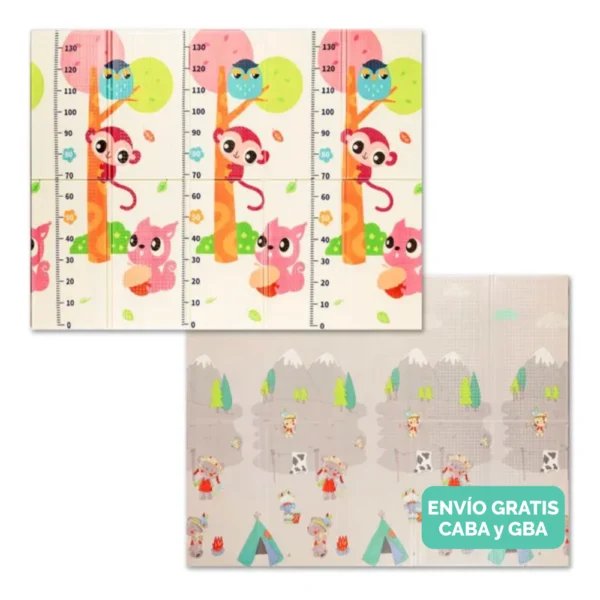 Alfombra Antigolpes Bebé BOSQUE 150x200 cm y 1 cm de grosor Alfombra Antigolpes Bebé BOSQUE 150x200 cm y 1 cm de grosor