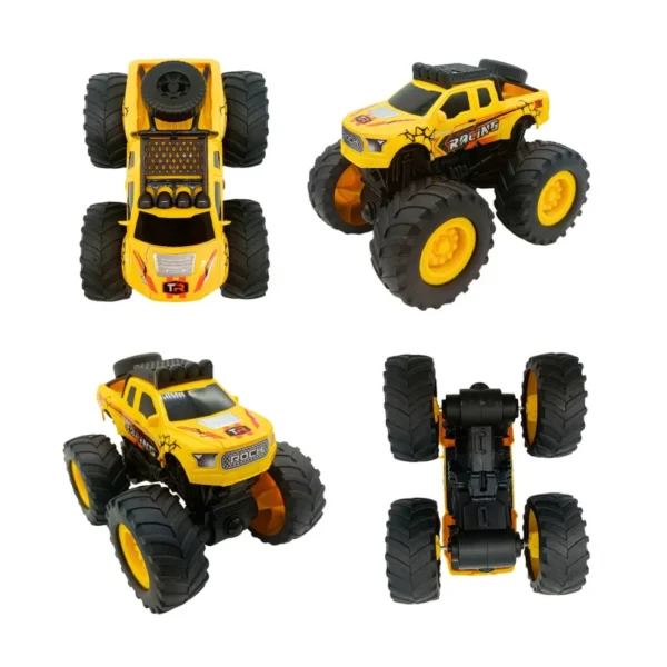 Off Road Inercia Amarillo 2 Camión Offroad 4x4 Rock Climbing Amarillo con Luces y Sonido