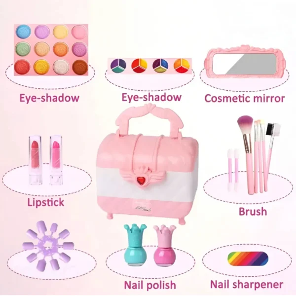 Set Maquillaje 3 Set de Maquillaje Infantil en Valija Portátil