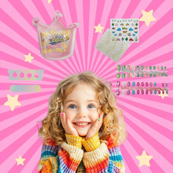 Set de Manos 4 Set de Belleza y Manicura Infantil – Cool Girls Club