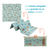 5 Alfombra Antigolpes Bebe Reversible OSOS-GATITOS-BOSQUE 200x180 cm y 0,8 cm Grosor