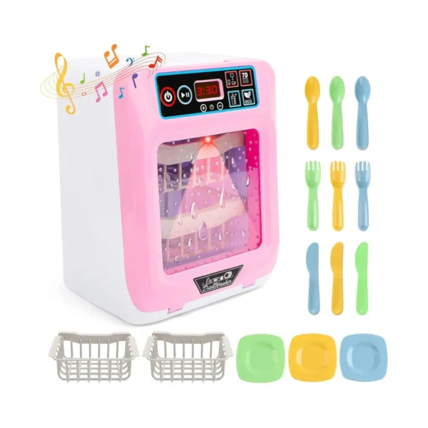 Lava 2 Lavavajillas Infantil con Luz, Sonido y Accesorios