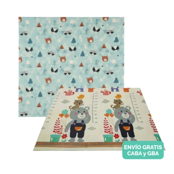 Alfombra Antigolpes Bebe Reversible OSOS-GATITOS-BOSQUE 200×180 cm y 0,8 cm Grosor Alfombra Antigolpes Bebe Reversible OSOS-GATITOS-BOSQUE 200x180 cm y 0,8 cm Grosor