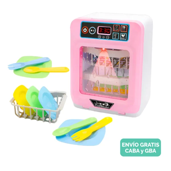 Lavavajillas Infantil con Luz, Sonido y Accesorios Lavavajillas Infantil con Luz, Sonido y Accesorios