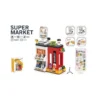 super 8 Juego de Supermercado Infantil con Caja Registradora, Scanner y 47 Piezas