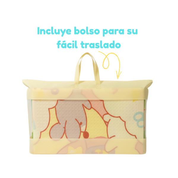 8 Alfombra Antigolpes Bebe Reversible ANIMALES CIELO Y ANIMALES LETRAS 120x180 cm y 0,8 cm Grosor