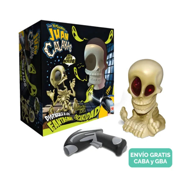 Calavera Juguete interactivo Juan Calakas Dispara fantasmas Calavera Juguete interactivo Juan Calakas Dispara fantasmas