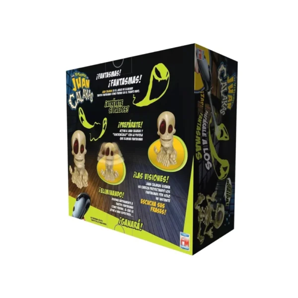 Calavera Juego 6 Calavera Interactiva con Proyector y Pistola Atrapa Fantasmas