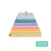 Torre de encastre de madera piramide 12 piezas multicolor Torre de encastre de madera piramide 12 piezas multicolor
