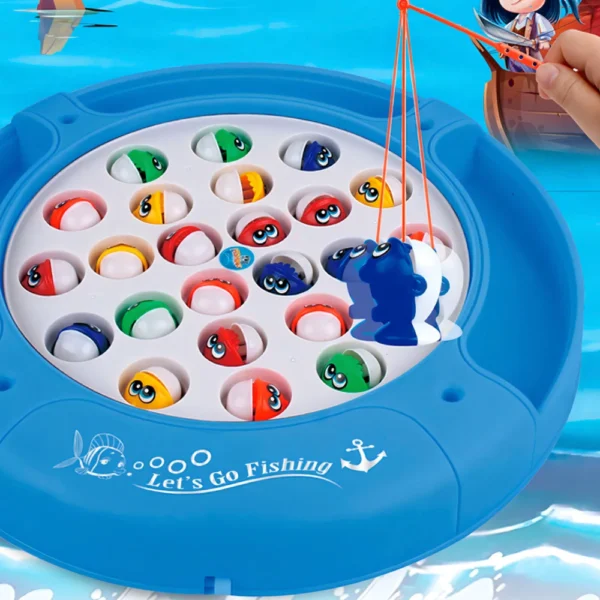 Juego de Mesa de Pesca Interactivo con Cañas de Pescar