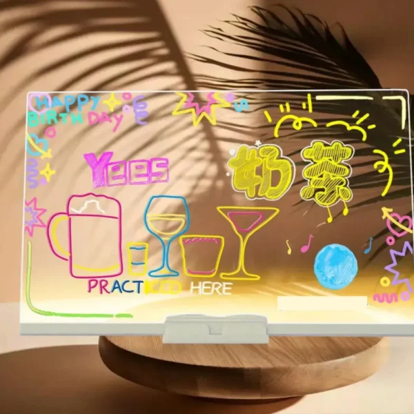 Pizarra Magica para dibujar con LUZ LED
