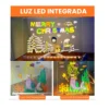 Pizarra led 6 Pizarra Mágica Luz Led USB 30x20 cm con marcadores y soporte