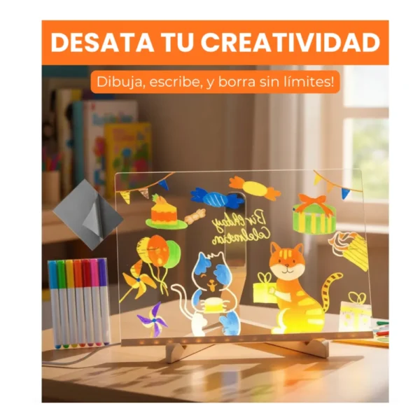 Pizarra Magica Juguete con luz led Pizarra Magica Juguete con luz led