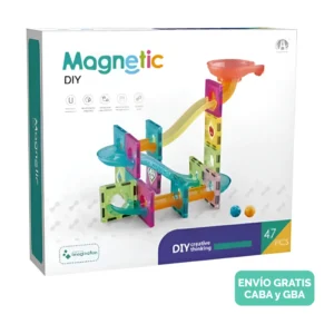 Bloques Magnéticos Explorer Fan Set de 47 Piezas con Stickers