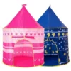 Carpa azul 7 Castillo Carpa de Juguete Infantil Grande Tipo Pelotero Azul
