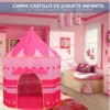 Castillo Carpa de Juguete Infantil Grande Tipo Pelotero Rosa Castillo Carpa de Juguete Infantil Grande Tipo Pelotero Rosa