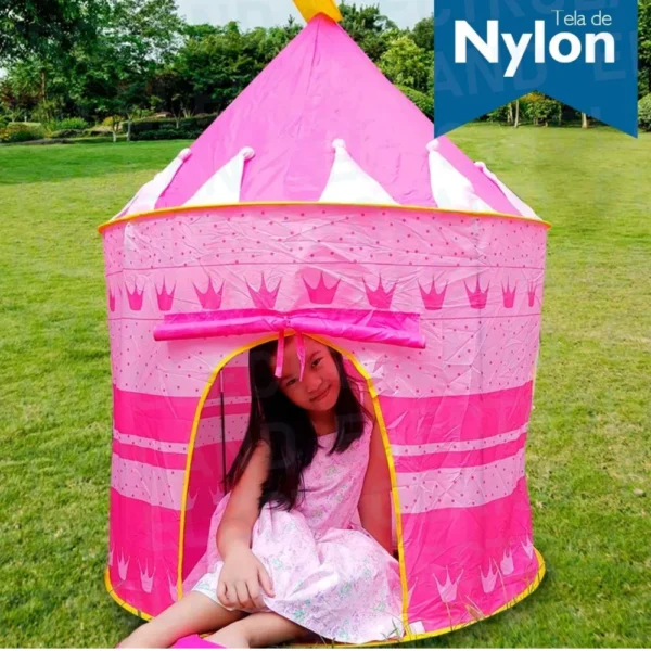 Castillo Carpa de Juguete Infantil Grande Tipo Pelotero Rosa Castillo Carpa de Juguete Infantil Grande Tipo Pelotero Rosa