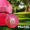 Carpa rosa 7 Castillo Carpa de Juguete Infantil Grande Tipo Pelotero Rosa