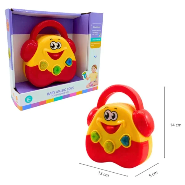 Emoji 4 Juguete Musical para Bebés con Luz y Sonido Estimulación Temprana