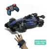 Auto Fórmula 1 de Juguete Azul con Giro 360°, Spray de Agua y Luces