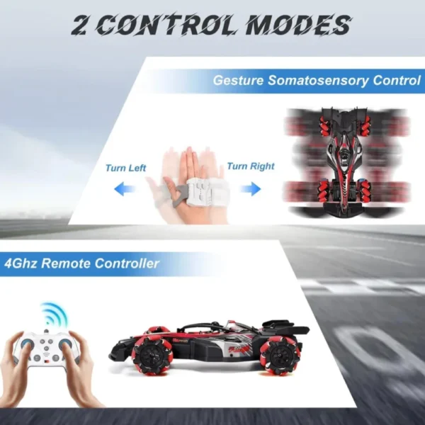 Auto Fórmula 1 Rojo con Giro 360°, Spray de Agua y Luces