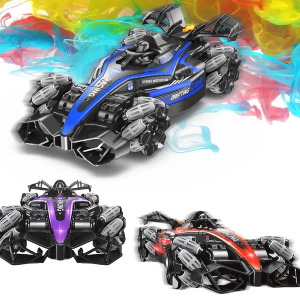 Auto Fórmula 1 Rojo con Giro 360°, Spray de Agua y Luces