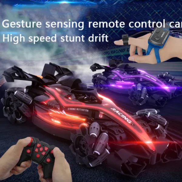 Auto Fórmula 1 Rojo con Giro 360°, Spray de Agua y Luces