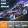 F1 Violet2 Auto Fórmula 1 Violeta con Giro 360°, Spray de Agua y Luces
