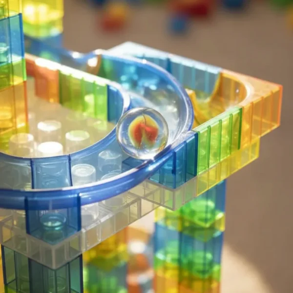 Bloques Laberinto de Bolitas – Set Armable de 136 Piezas