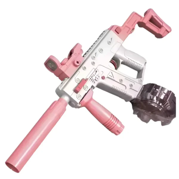 Pistola de Agua Eléctrica Rosa – Batería Recargable
