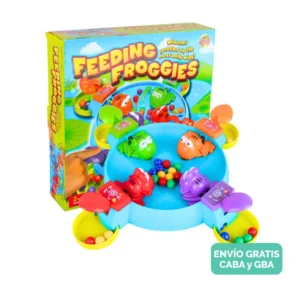 Juego de Mesa Infantil Ranas Glotonas Atrapa Bolitas